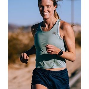 Tracksmith Twighlight Crop Tank - M